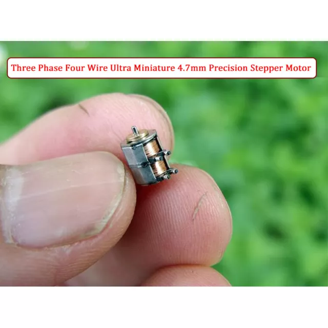 Two-phase, Four-wire Ultra-miniature Motor 4.7mm Precision Fine Stepper Motor