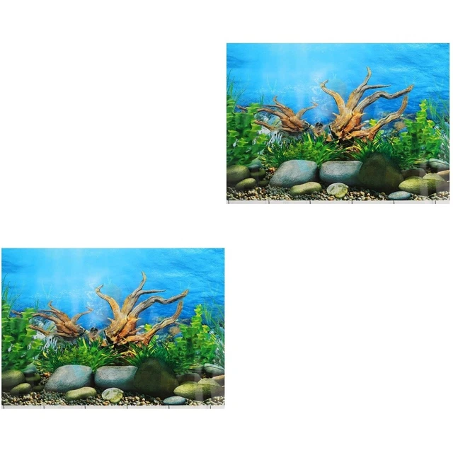 2x fond d'aquarium fond d'aquarium image de décalque d'aquarium image d'aquarium