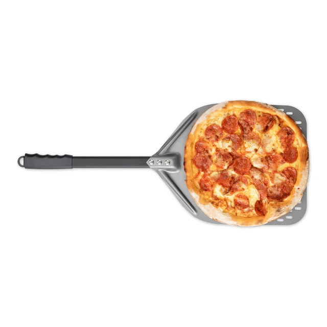 Pelle à Pizza Aluminium Four Feu de Bois Barbecue - Pelle Rectangulaire 70x30cm
