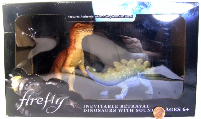 Think Geek Firefly Inevitable Betrayal Dinosaurs & Sound 2013  Slight Damage