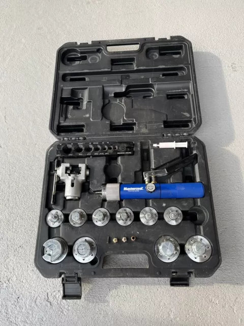 Set flaring of hydraulic pump Mastercool Head 71675 Used (READ & LOOK) RARE