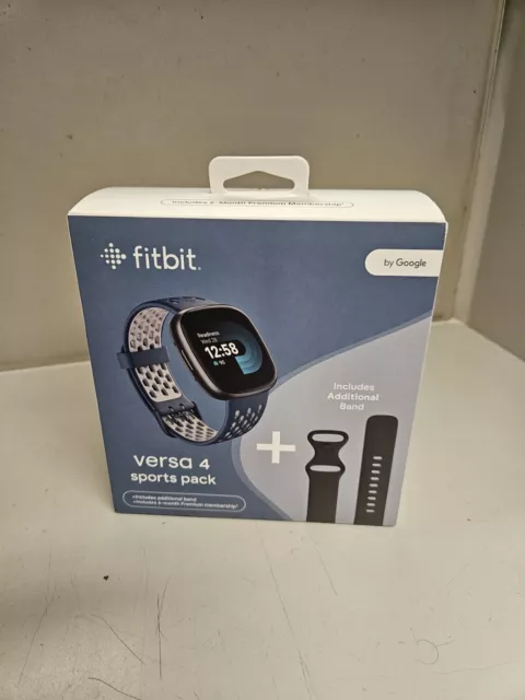 Reloj inteligente deportivo Fitbit Versa 4 - negro/grafito - TOTALMENTE NUEVO