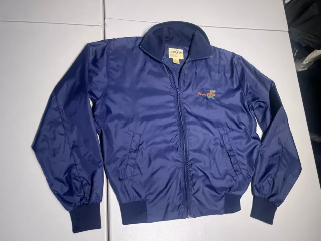 Florida Gators Jacket Men's Medium Logo 7 Windbreaker Coat Full Zipper Vintage