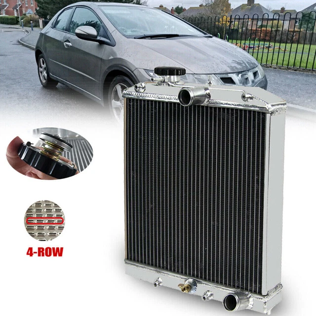 For 1992-2000 Honda Civic Del Sol AT Radiator – Aluminum Core, OE Style, Direct Fit Replacement