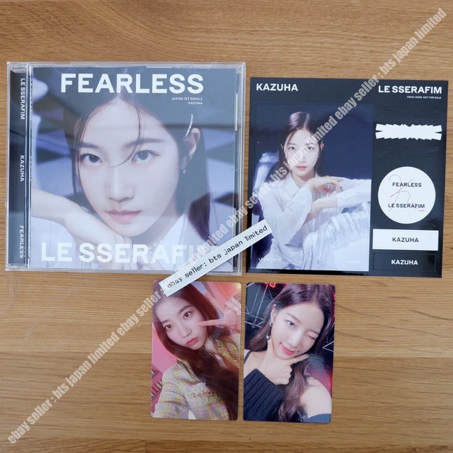 LE SSERAFIM FEARLESS カズハ shopee タイ トレカ le sserafim fearless shopee thailand kazuha photocard