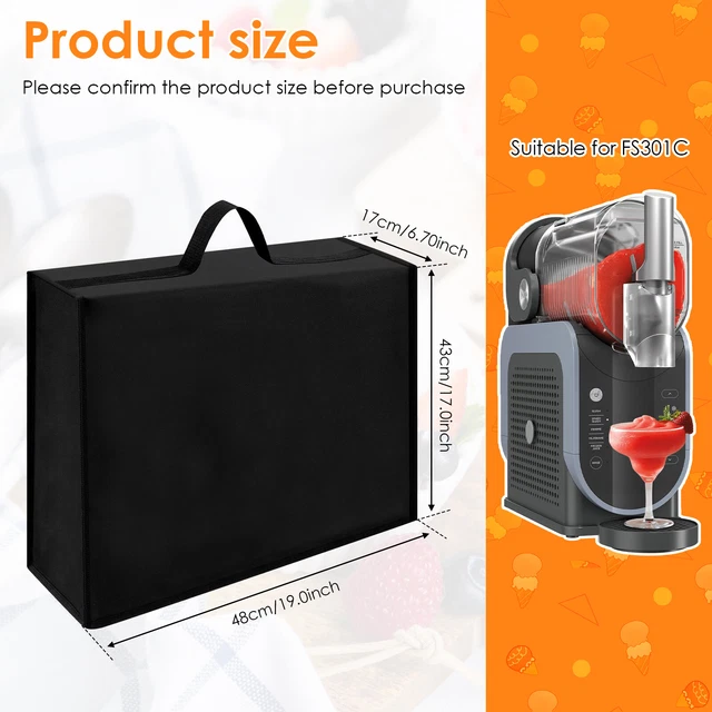 Slush Maschine Abdeckhülle - 48x17x43cm, Wasserdicht Für Ninja FS301