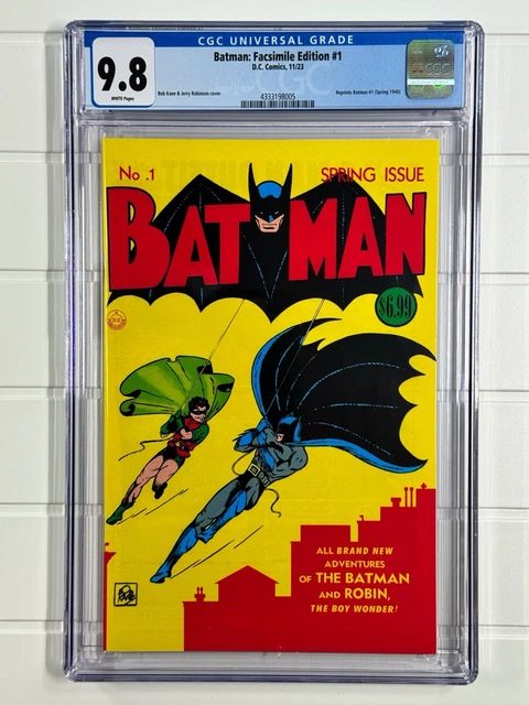 Batman Facsimile #1 (2023 DC Comics) CGC 9.8