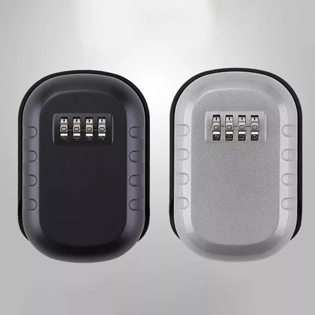 Cassetta di sicurezza chiave in lega montata a parete cassetta di sicurezza chiave combinata 4 cifre conservazione chiavi. H7