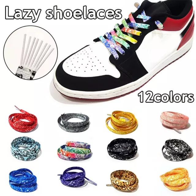 Easy no cravatta fasci per scarpe elastici piatti pigri scarpe in silicone pizzo Adu