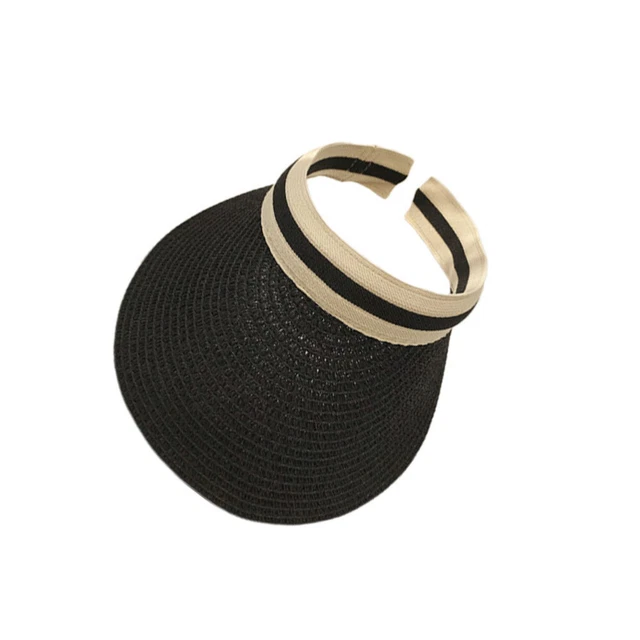 Summer Hat Straw Visor Women Lay Girl Girl Hat Outdoor Hat Portable