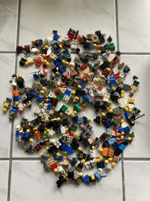 Lot Vrac pieces de lego figurines incompletes
