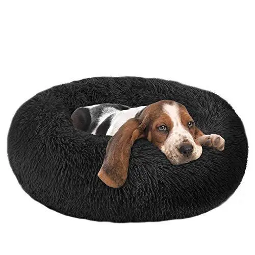 Calming Dog Bed Donut Cuddler Cat Bed round Bed for Small Medium Large Dogs
