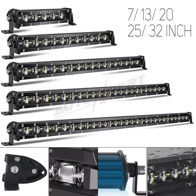 7 14 20 25 32 Zoll LED Light bar Lichtbalken Arbeitsscheinwerfer Offroad 12V 24V
