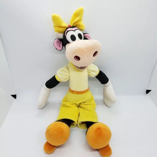 CLARABELLE COW DISNEY Store Mickey Mouse Clubhouse Plush 15in Yellow ...