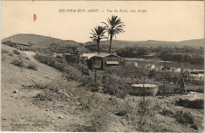 CPA ak morocco mechra ben-abu view of shore post droile (10837)