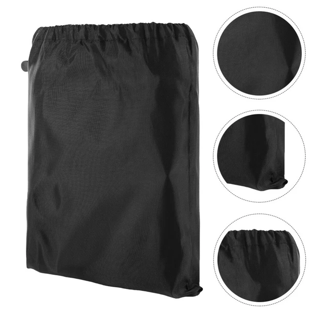1pc pliable cordon de serrage sac à déchets jardin feuilles tombées conteneur