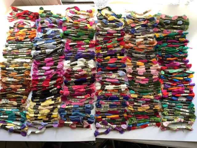 DMC Embroidery  floss lot Of 365