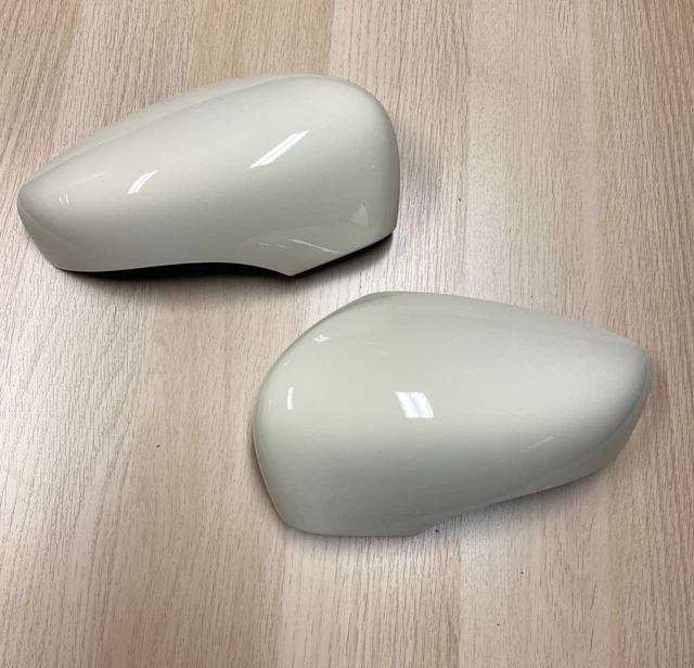 2x coquille Rétroviseur (droit+gauche) RENAULT ZOE, CLIO IV 4, CAPTUR   -IVOIRE-