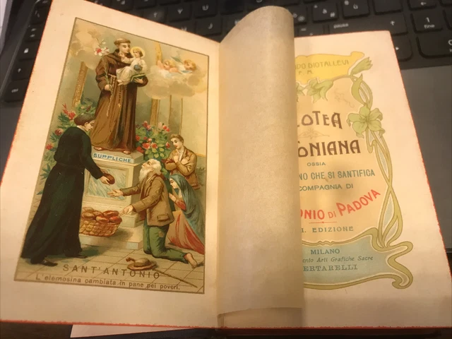 A601 Filotea Antoniana  Padre Ferdinando Diotallevi Ed. Bertarelli Milano 1901