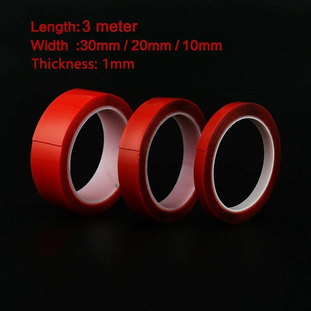 Ruban adhésif polyvalent film rouge nano ruban pour applications faciles et rap