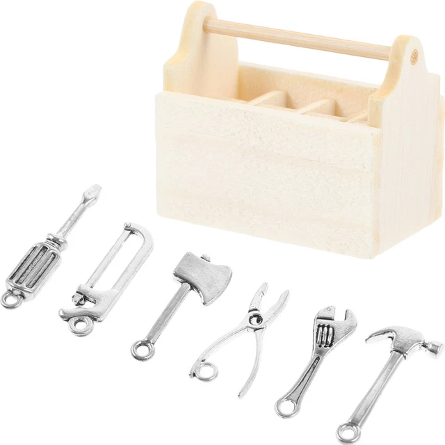 Doll House Model Metal Child Miniature Tools Kids Dollhouse