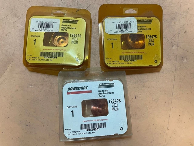 Lot of 3 Hypertherm 120475 Shield for PowerMax 1100 Plasma Cutter 393318