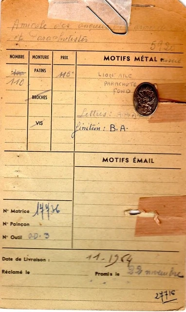Insigne Amicale Des Anciens De Jeunesse Et Montagne - Neuf - Fabrication Française