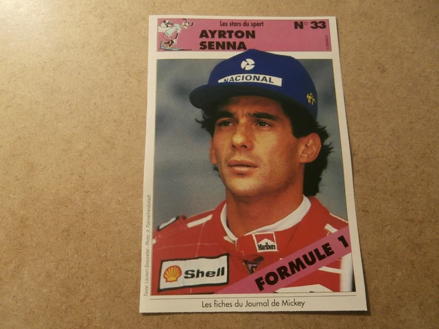 AYRTON SENNA, RARE VINTAGE 90s ROOKIE CARD, COLLECTOR (JT29) EUR 125,00