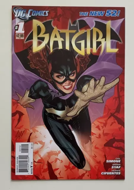 Batgirl #1 B (DC 2011) FN/VF condition issue.