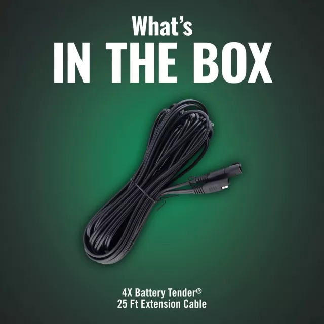 Battery Tender 25 Foot SAE Extension Cable Battery Tender 25 Foot SAE Extension Cable