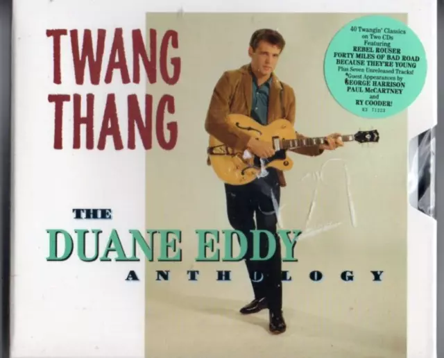Duane Eddy-Twang Thang: The Duane Eddy Anthology 2 Cd Set (Brandneu/Versiegelt)
