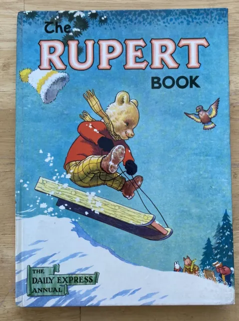 Rupert Bear Annual 1956 Neatly Inscribed Not clipped Painting Done Very Fine.