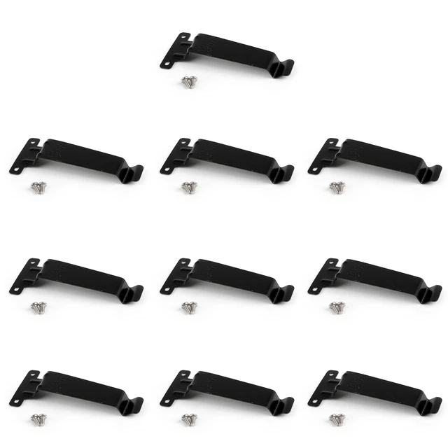 10xBattery Iron Belt Clip Pour Kenwood TK-2107 TK-3107 TK-480 TK-280/380 Radio