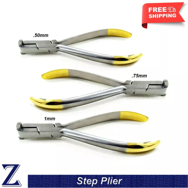 Orthodontic Step Pliers TC Archwire Bending Detailing Forming Dental Instruments