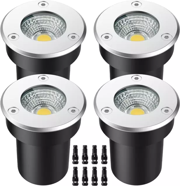 Low Voltage Landscape Lights Outdoor LED Well Lights 6W 12V-24V Warm White