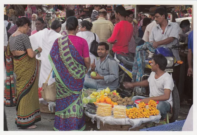 (82118) Postkarte Indien Marktplatz - unverpostet