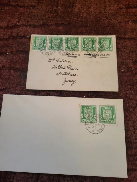 german occupation jersey stamps 1942