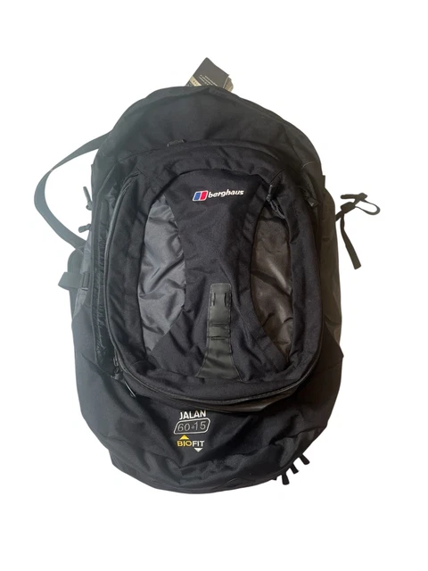 berghaus 60 10l light travel backpack Black Motive 60+10 Rucksack Blacks Berghaus Womens Verden 60 Plus