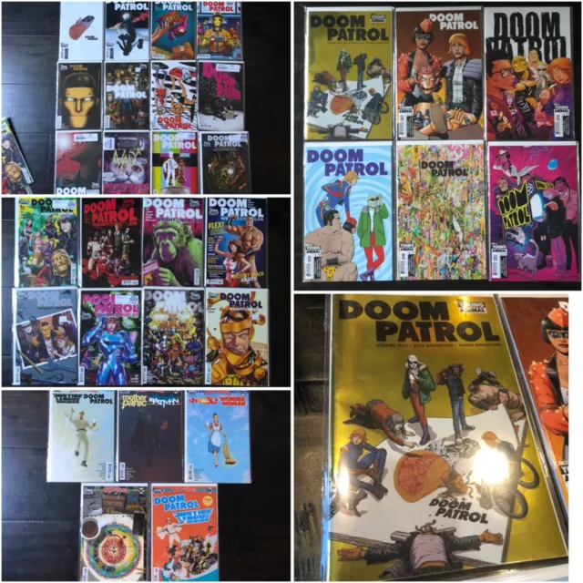 DOOM PATROL 1 12 Weight Worlds 7 Milk Wars gold foil Gerard Way Young Animal 