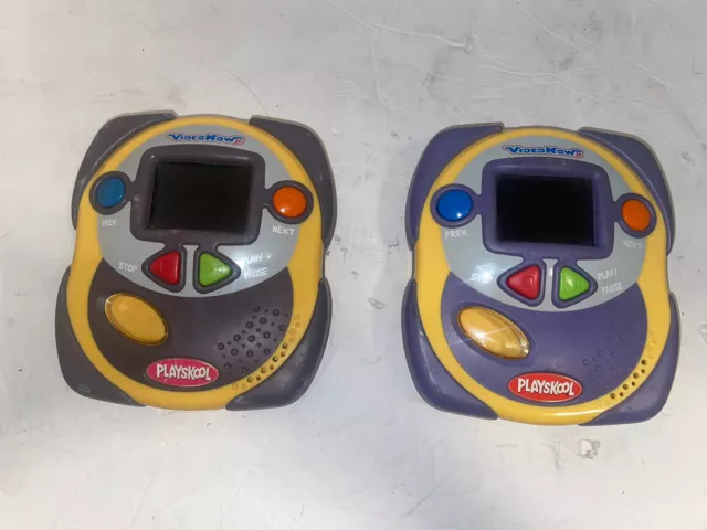 Lot of 2 Playskool Video Now Jr.  HASBRO 2004 FOR PARTS NOT WORKING *