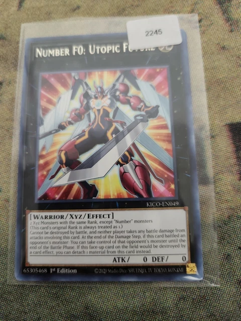 3x  Number F0: Utopic Future | Yu-Gi-Oh! King's Court KICO-EN049 Rare 1st Ed. x3