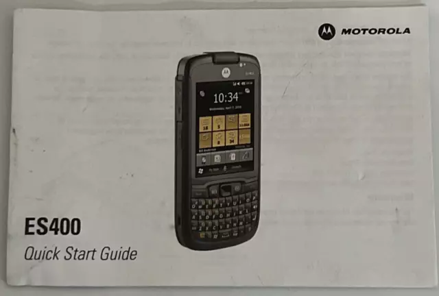 Motorola Es 400 Quick Start Guide