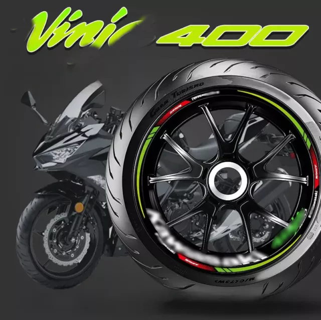 Wheel Stickers for Kawasaki Ninja400 650 Rim Tape Motorcycle Decals Graphics