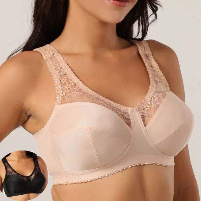 LADIES BRAS WIRELESS Brassiere Relaxed Sexy Lingerie Plus Size Bralette  AABCDEFG £14.39 - PicClick UK