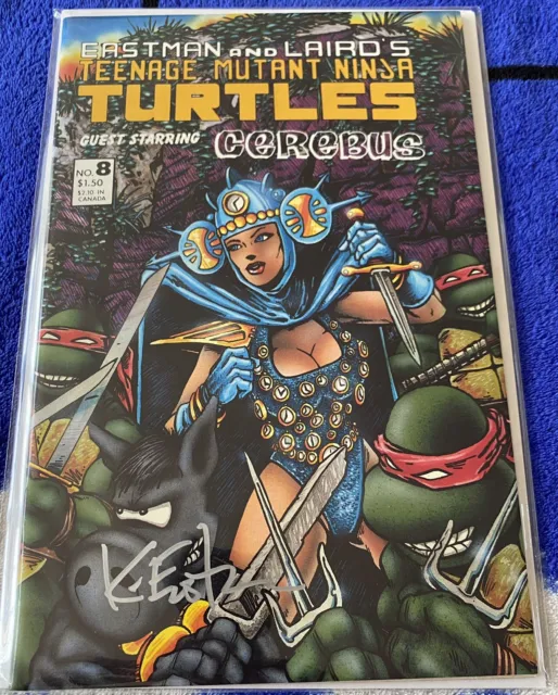 Teenage Mutant Ninja Turtles #8 signed by Kevin Eastman w/ CoA