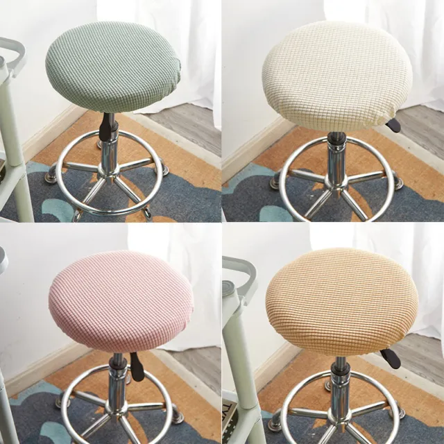 Velvet Chair Cover Swivel Chair Cover Round Stool Chair Cover Corn Comfortable