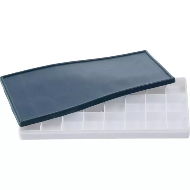 2PCS WHITE PAINT Tray with Soft Honbay paint container Wet Palette with lid  $18.71 - PicClick AU