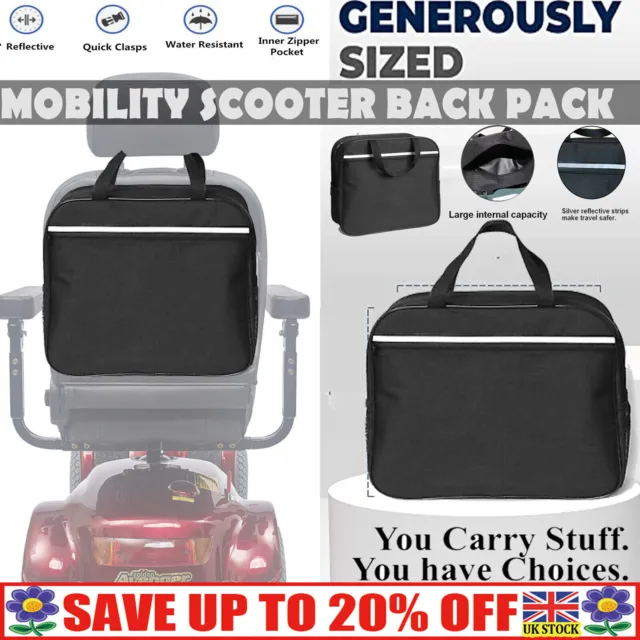 Borsa per sedia a rotelle multifunzione mobilità scooter zaino posteriore universale StorageYuy