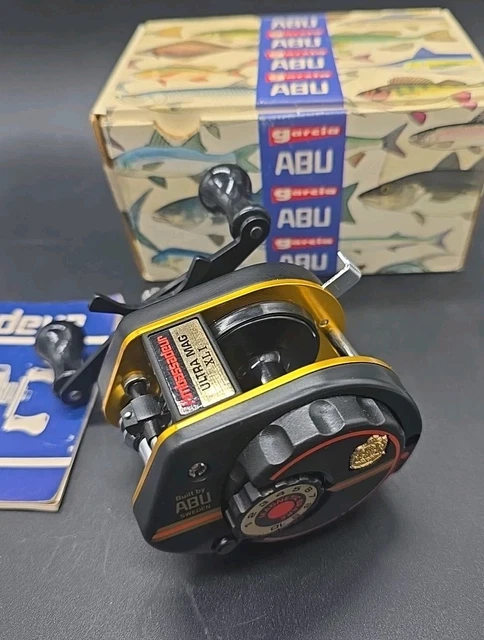 AMBASSADEUR ULTRA MAG XL4 XLVI Baitcasting Reel Set Used