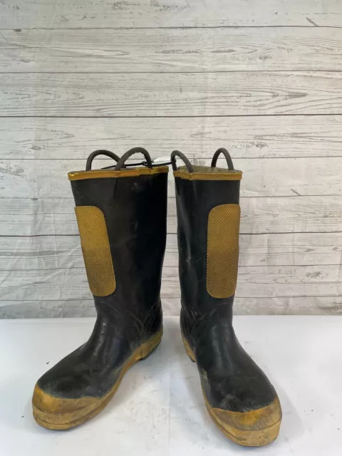Black Diamond FireBreaker Firefighter Men’s Black Boots Size 12 M Wide